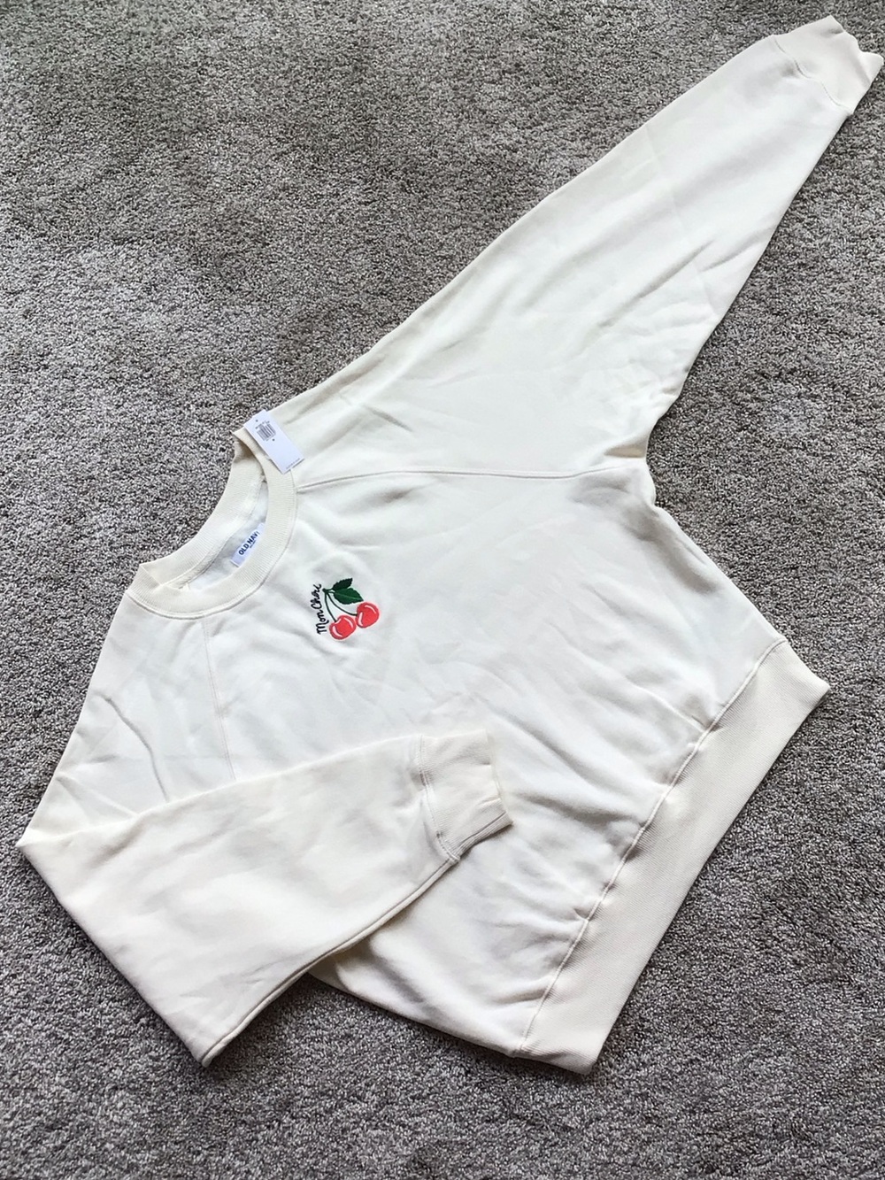 CHERRY GRAPHIC SWEATSHIRT - NWT